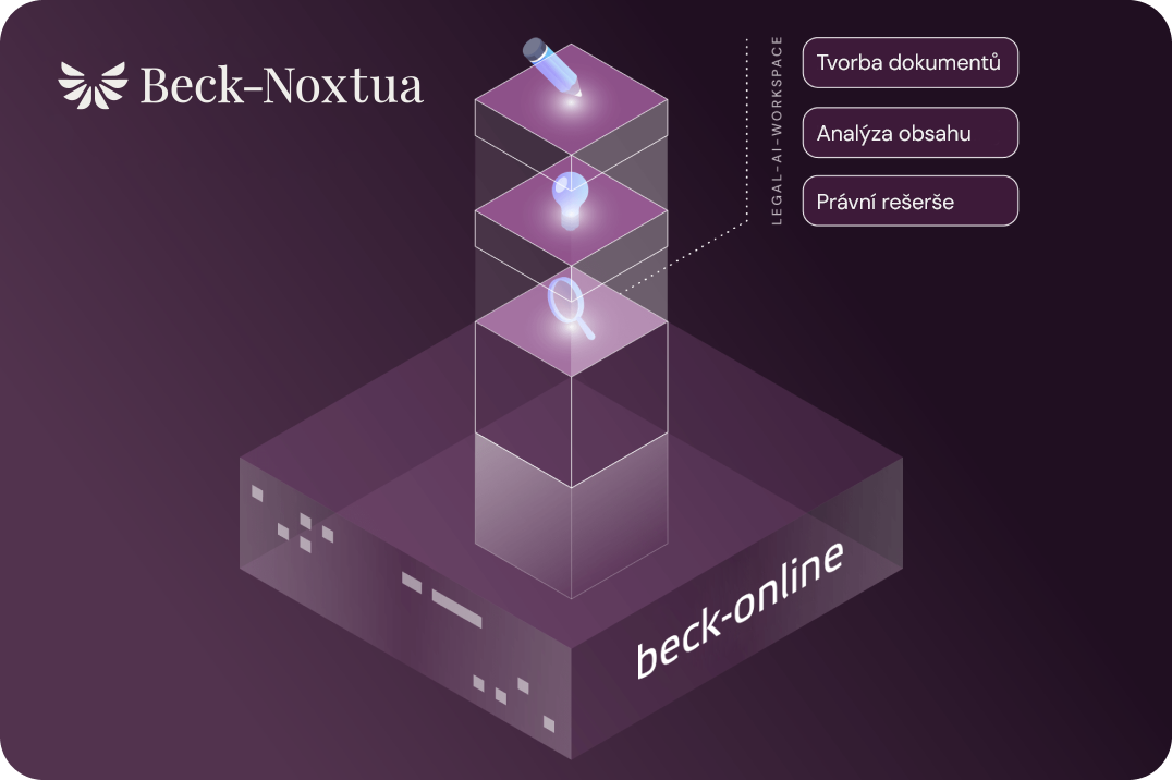 Beck‑Noxtua Legal AI Workspace nad databázou Beck-online